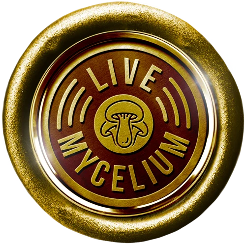 Live mycelium wax seal